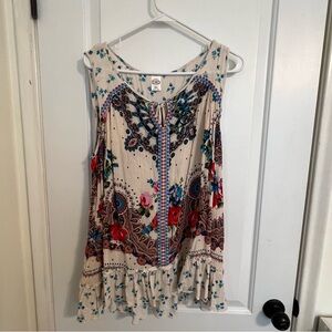 Bila Multicolor Floral Sleeveless Blouse